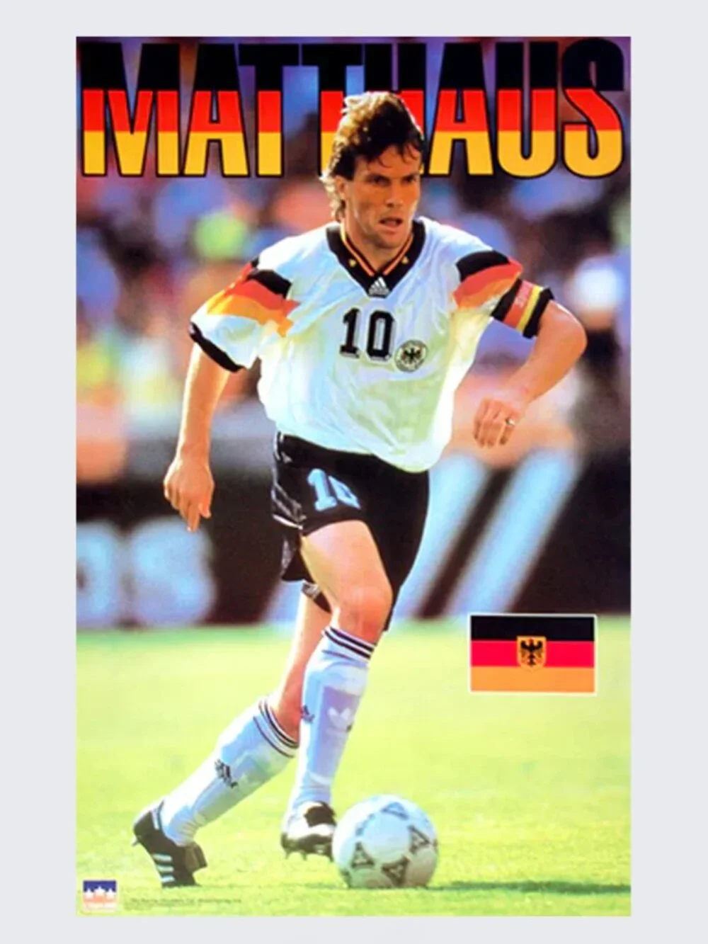 Germany Vintage 90s Adidas World Cup Soccer Cotton Jersey Shirt